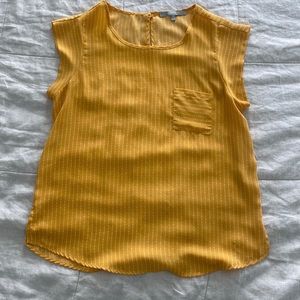 Sweet Rain Mustard Yellow arrow Print Blouse